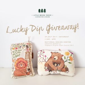 Little Wood Trove Mini Cushions